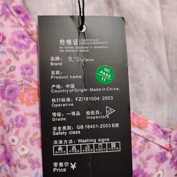 New R. Vivimos Women's Floral Dress Size L (12-14) - Picture 7 of 8